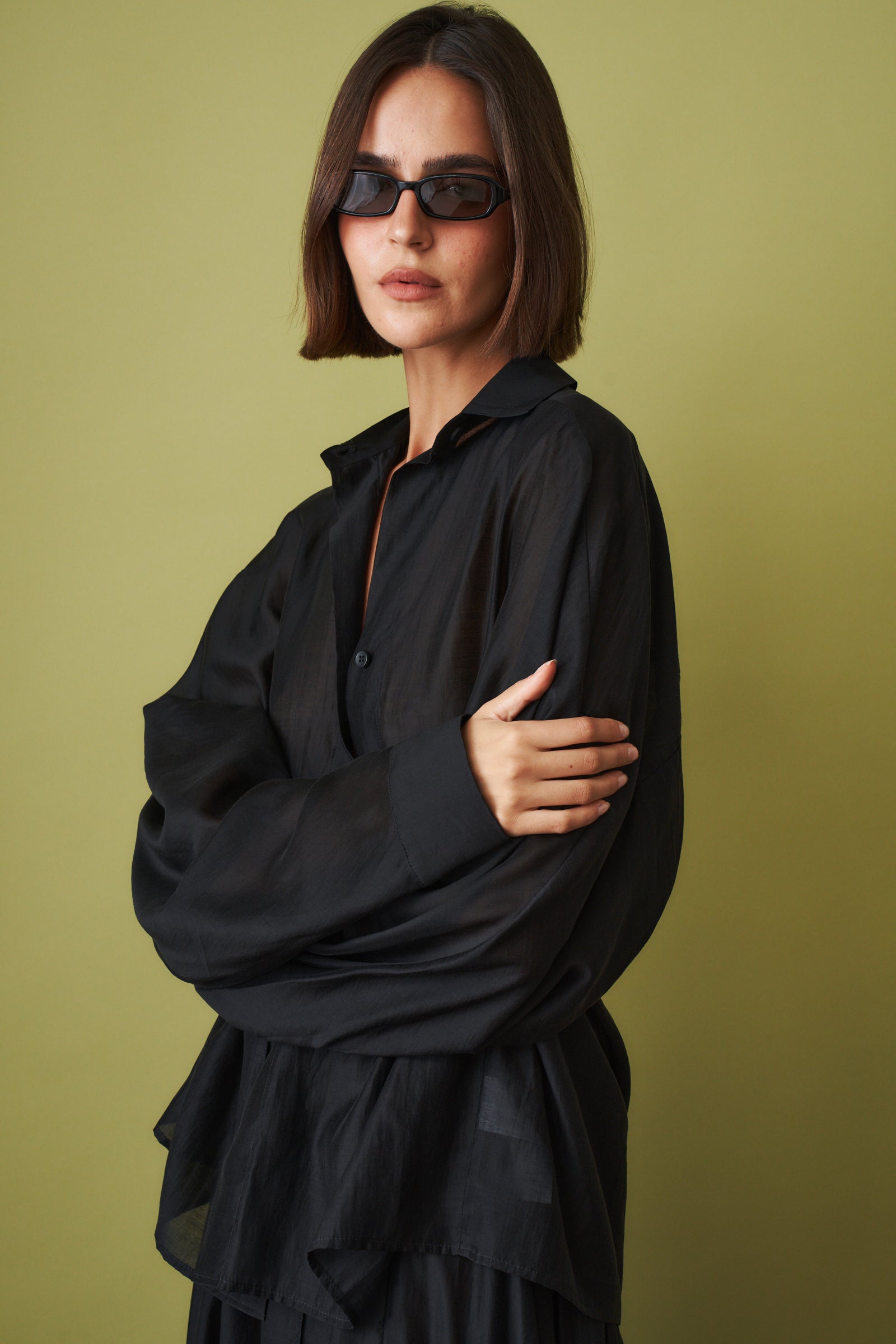 Dalida Black Shirt - DÉSORDRE
