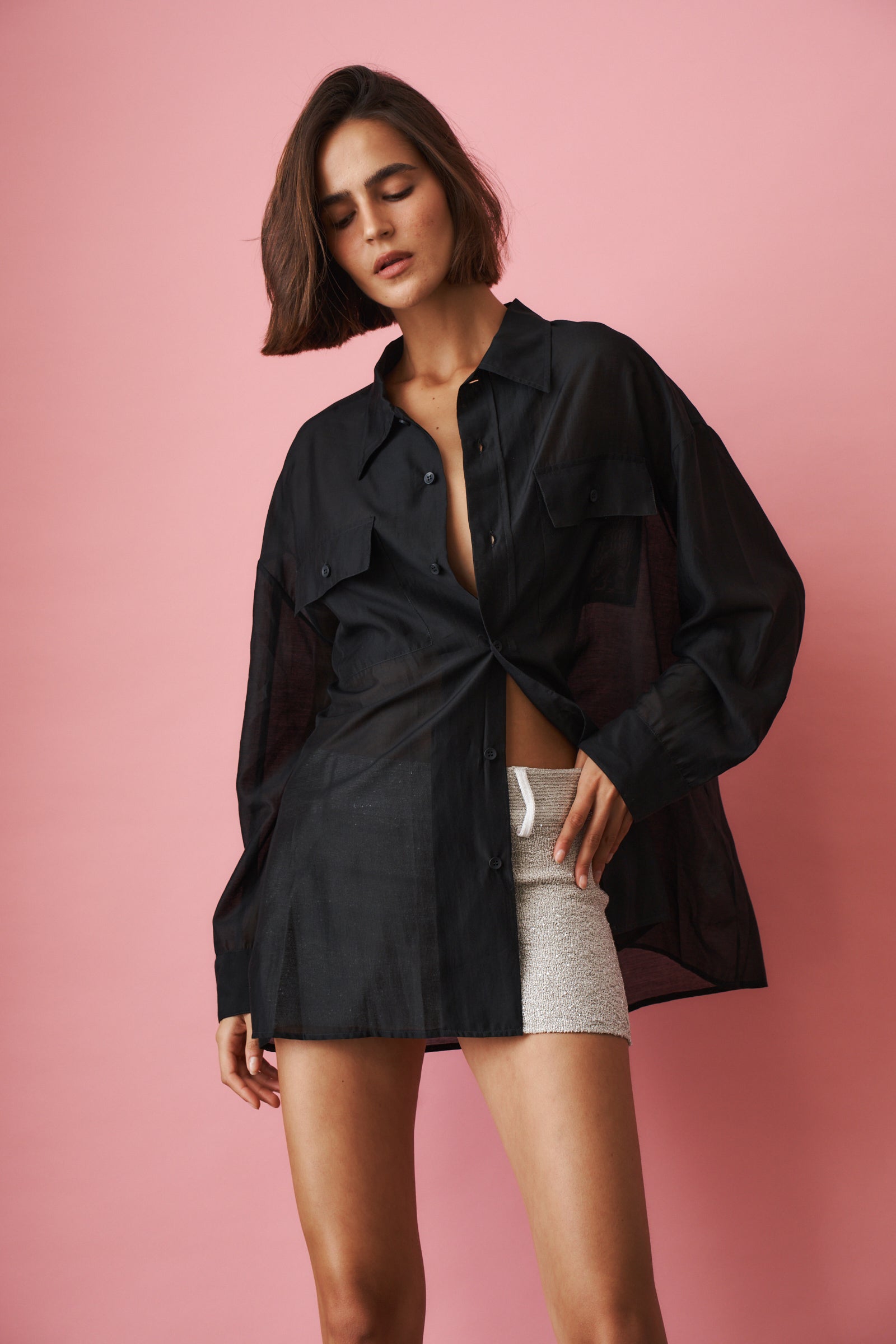 Daria Black Shirt - DÉSORDRE