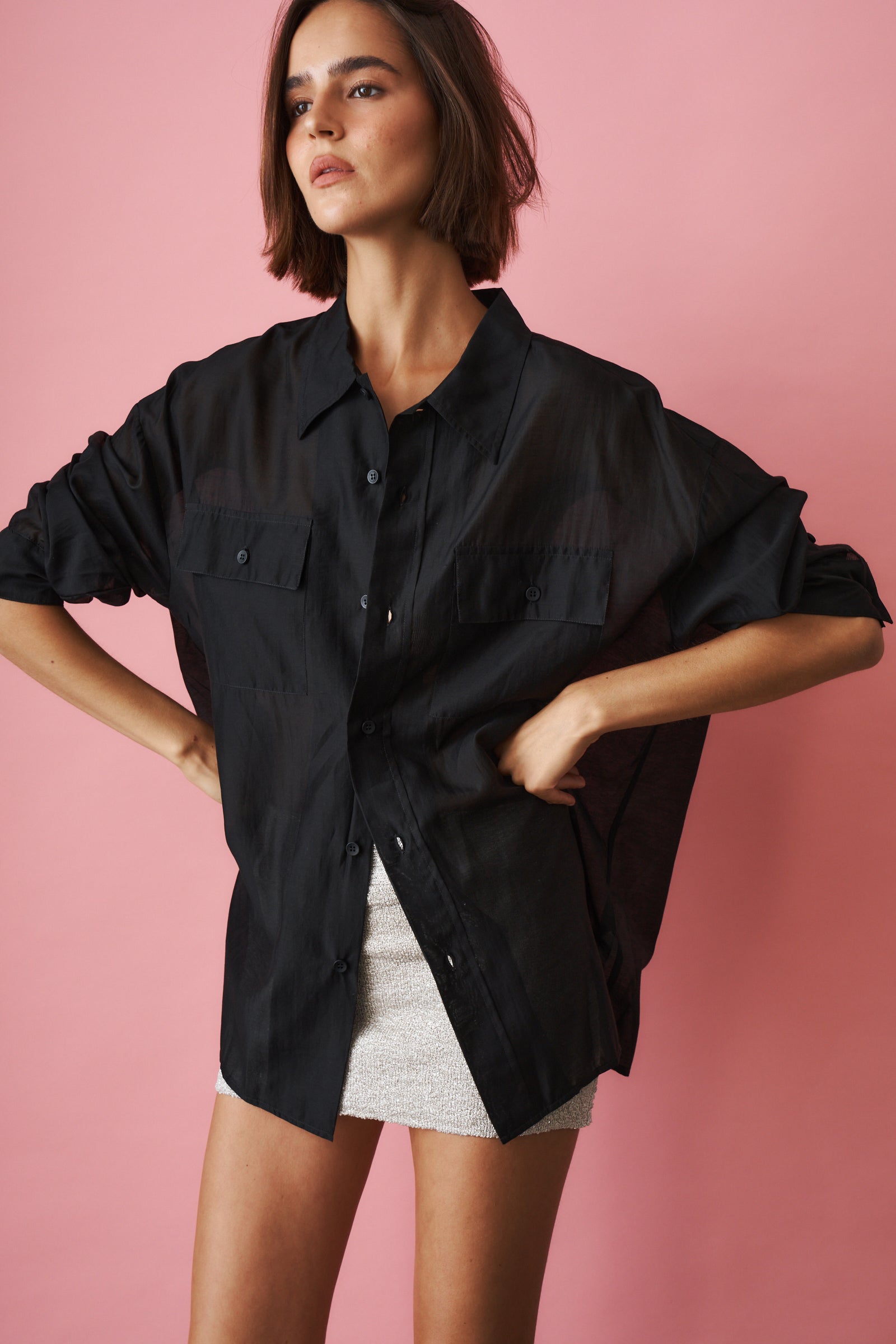 Daria Black Shirt - DÉSORDRE