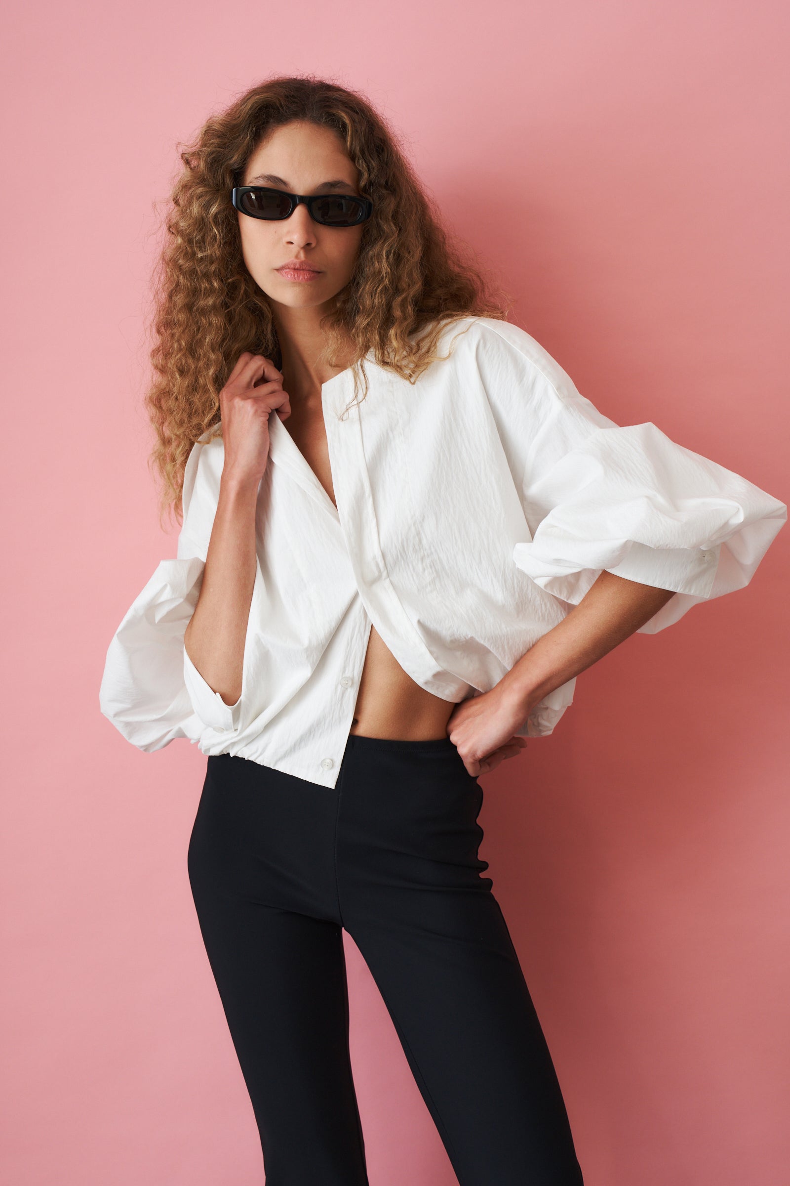 Diana Pleat Overshirt - DÉSORDRE