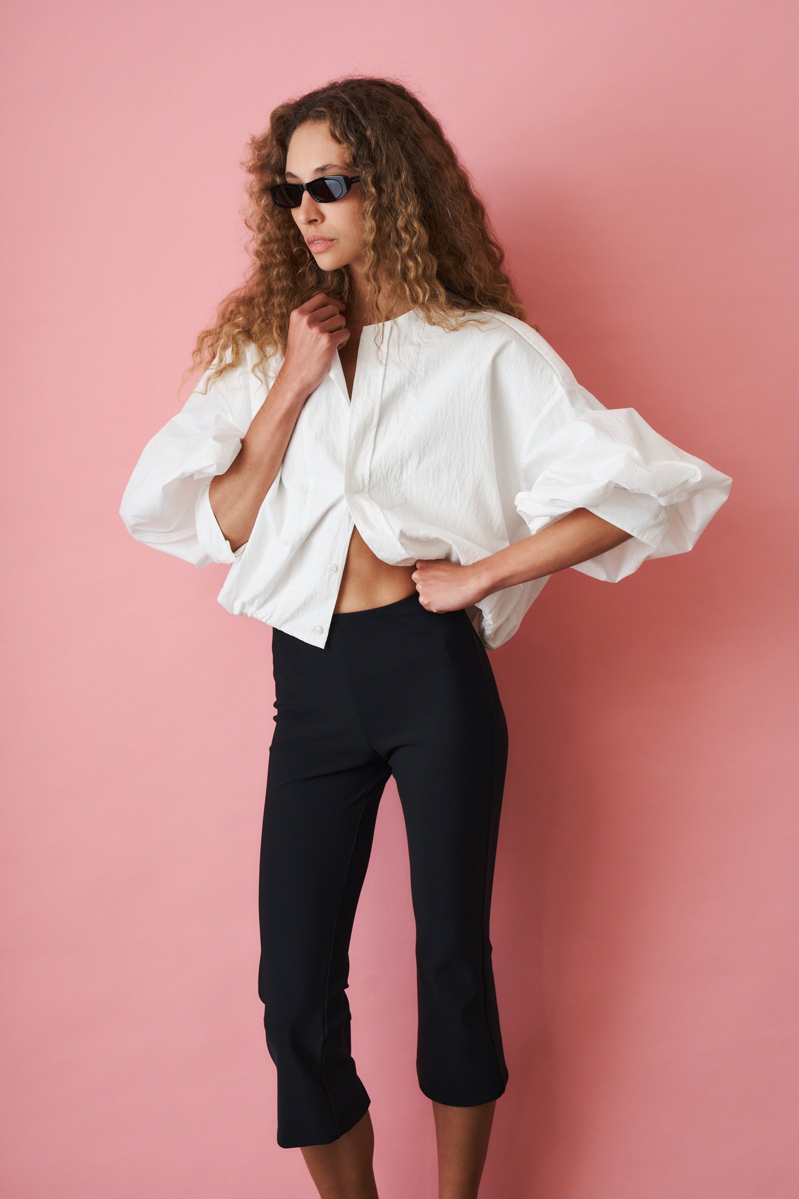 Diana Pleat Overshirt - DÉSORDRE