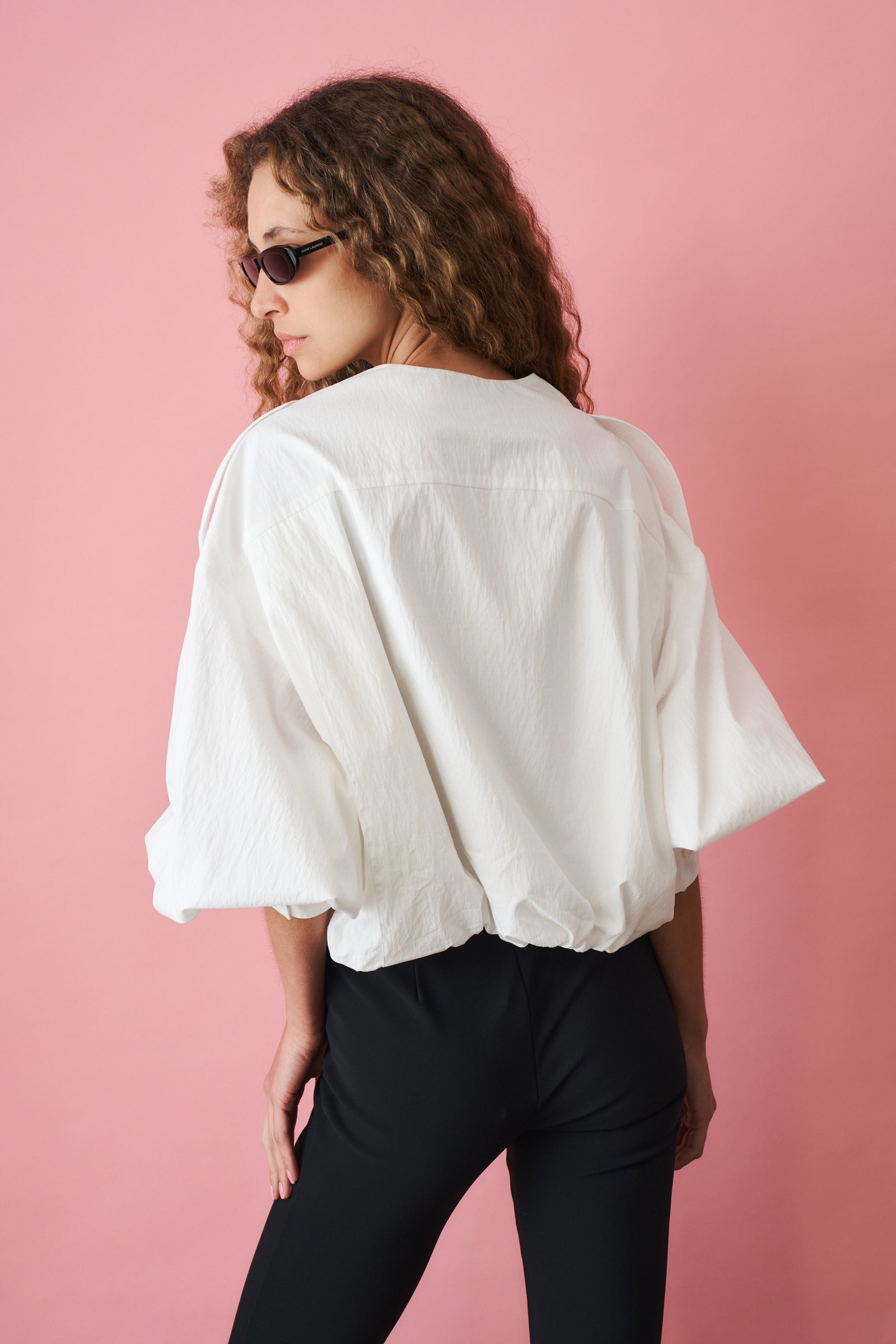 Diana Pleat Overshirt - DÉSORDRE