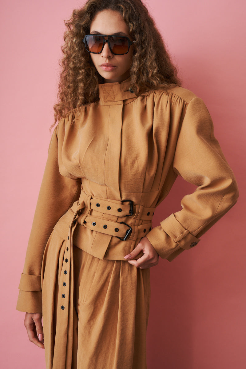 Double Belted Jacket - DÉSORDRE