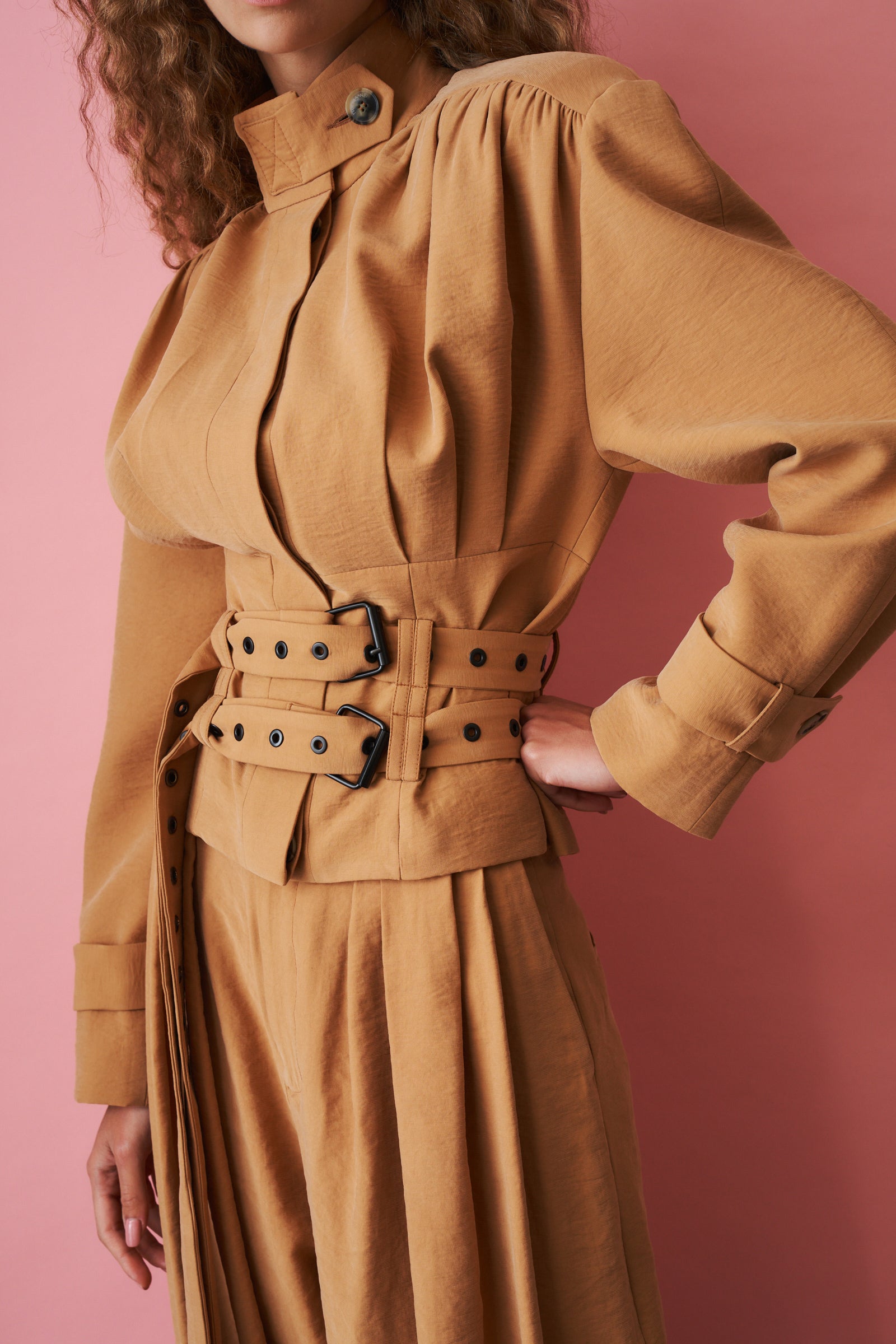 Double Belted Jacket - DÉSORDRE