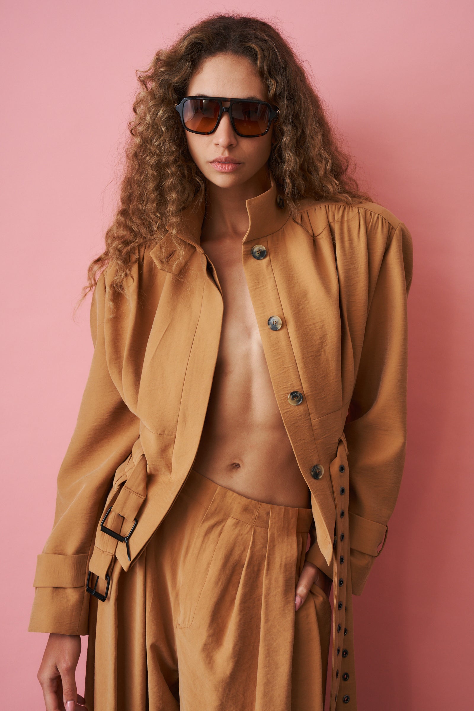 Double Belted Jacket - DÉSORDRE