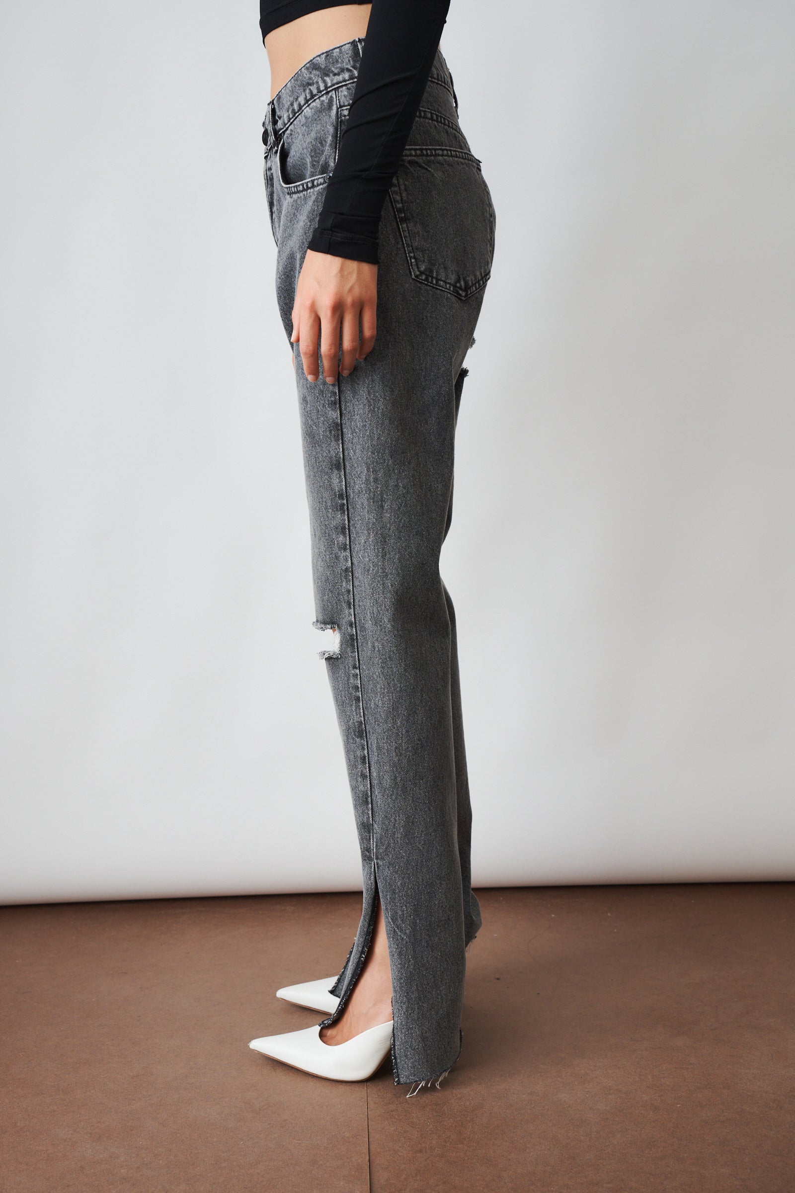 Evora Grey Jeans - DÉSORDRE