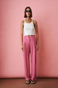 Pink Pleat Pant - DÉSORDRE