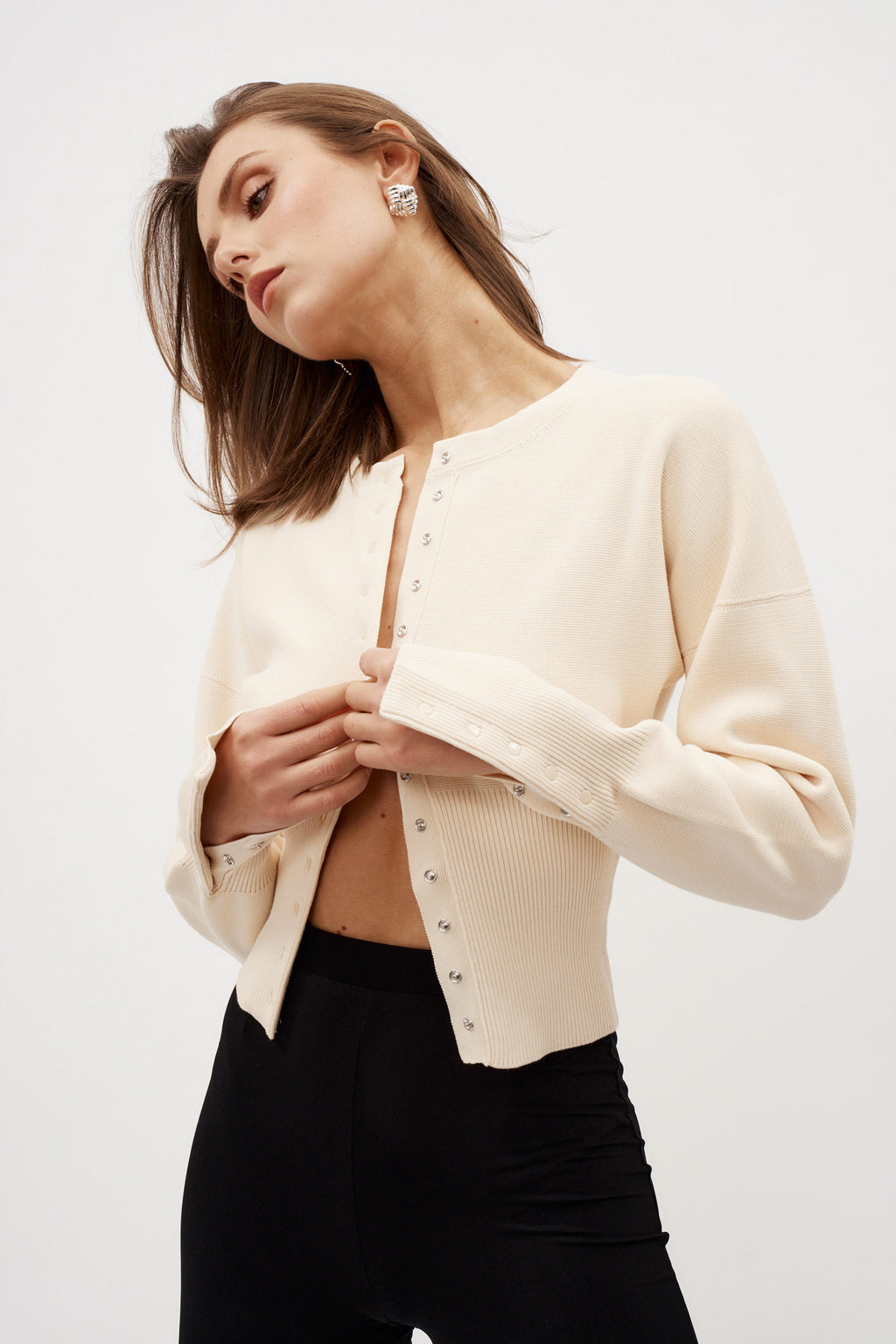 The Weekend Knit Cream Cardigan - Désordre Boutique