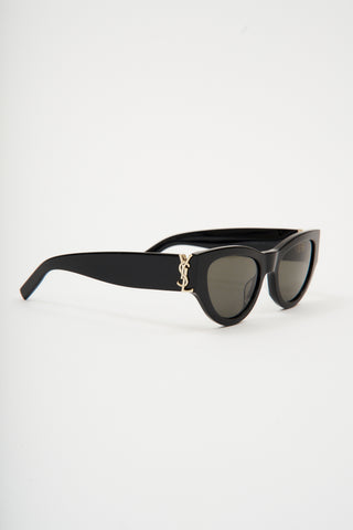 Thick Cat Eye Black Sunglasses - Désordre Boutique