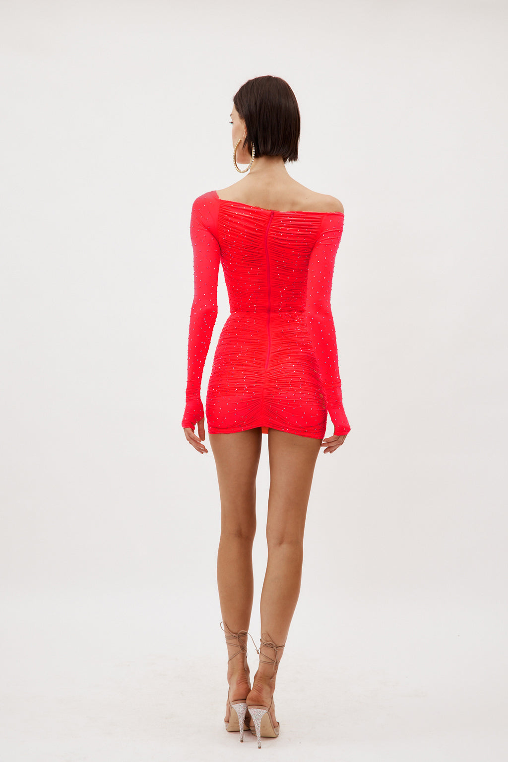 Tinley Strawberry Crystal Mini Dress - Désordre Boutique