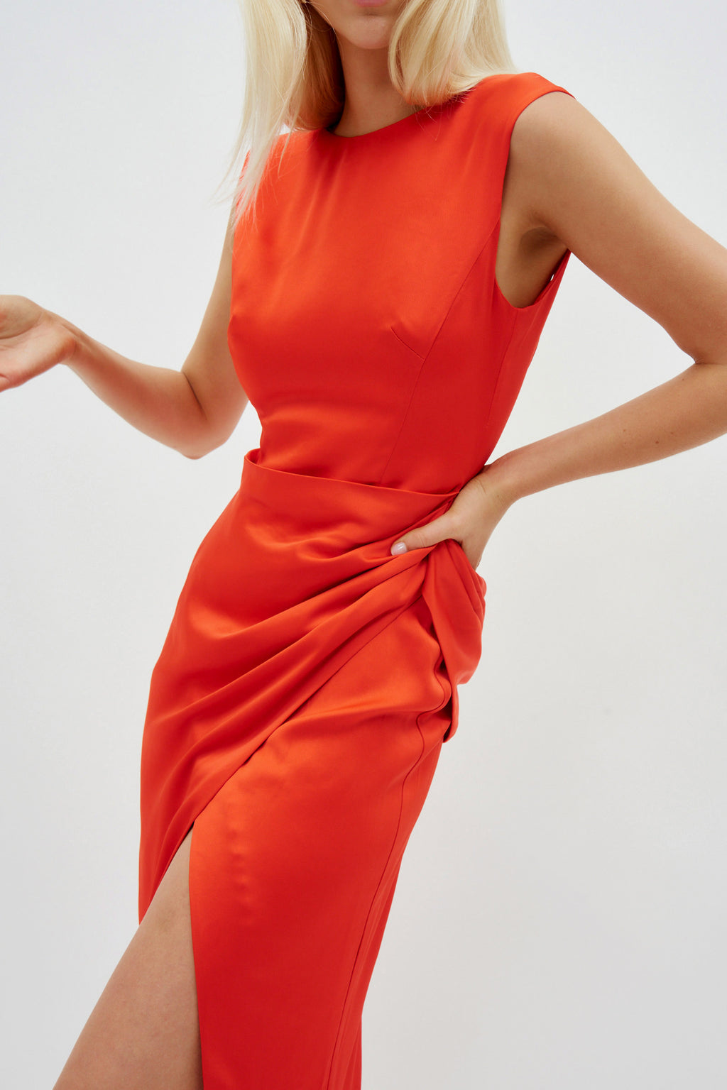 Tommy Flame Orange Gown - Désordre Boutique