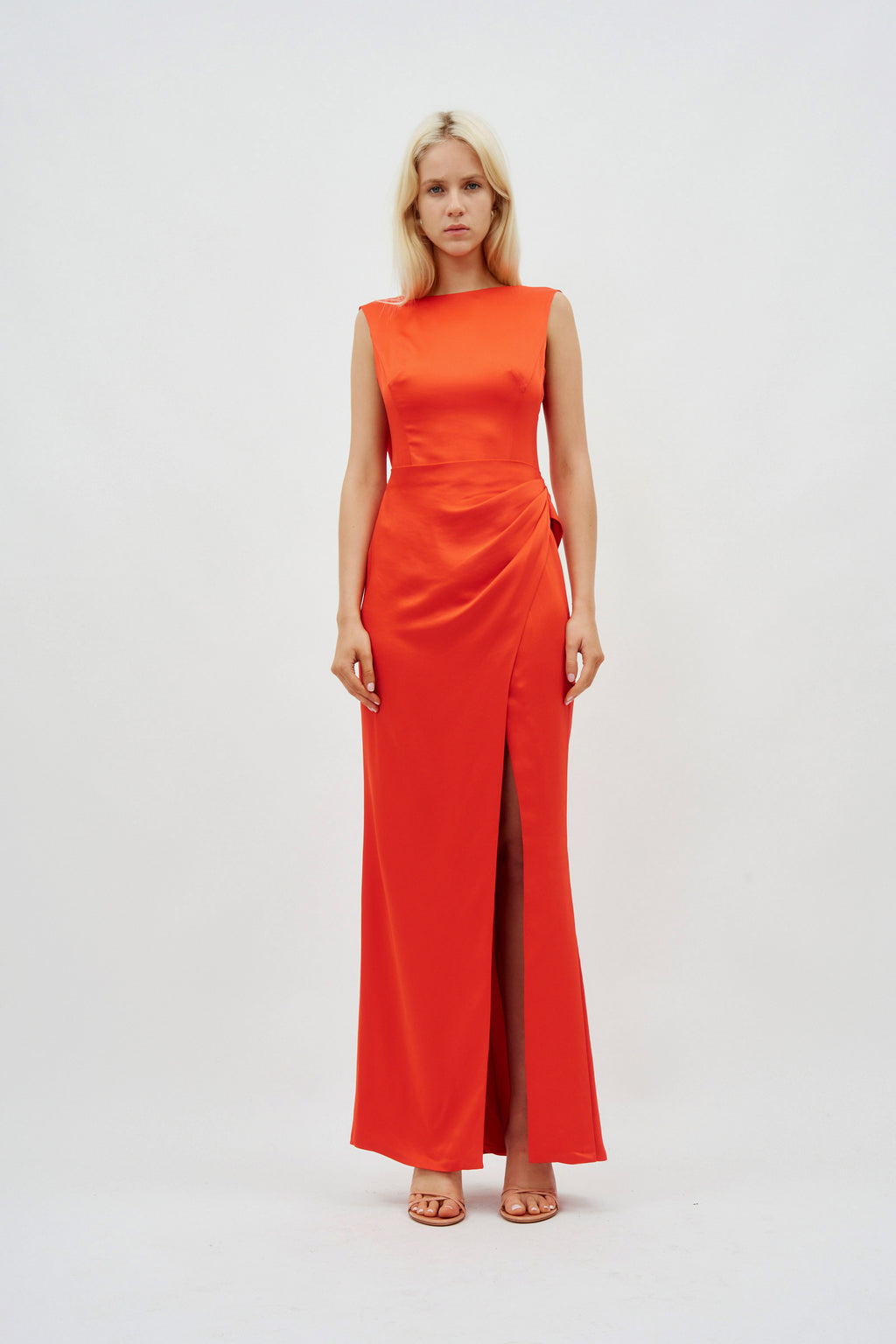 Tommy Flame Orange Gown - Désordre Boutique