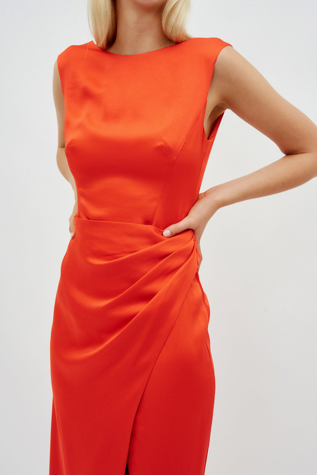 Tommy Flame Orange Gown - Désordre Boutique