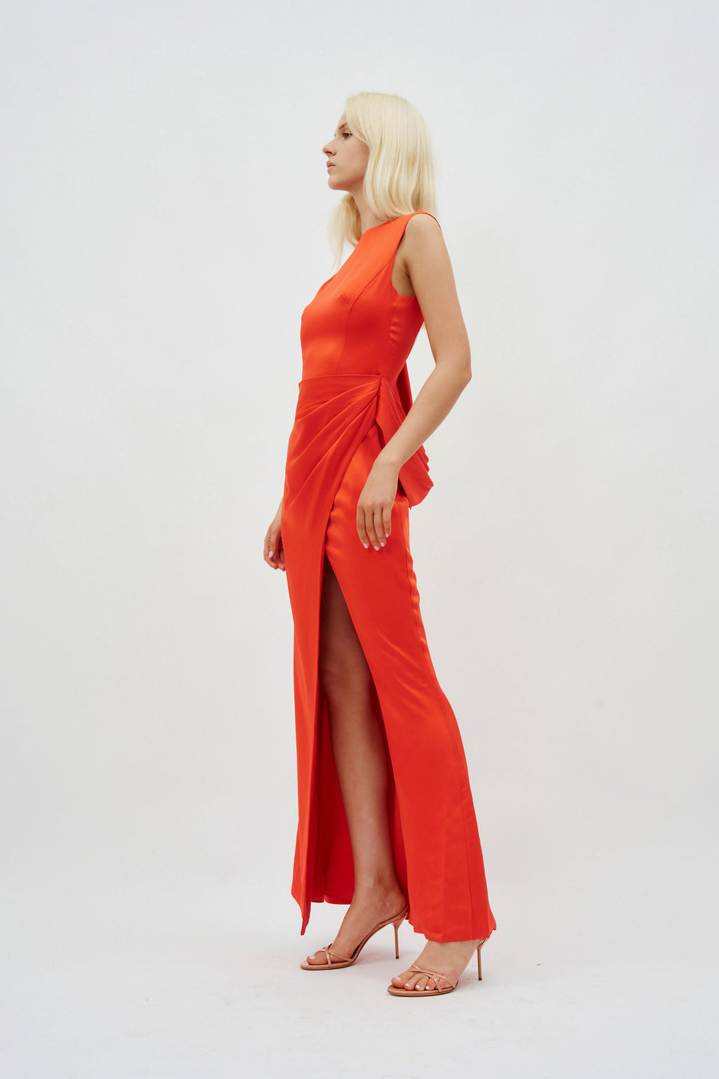 Tommy Flame Orange Gown - Désordre Boutique