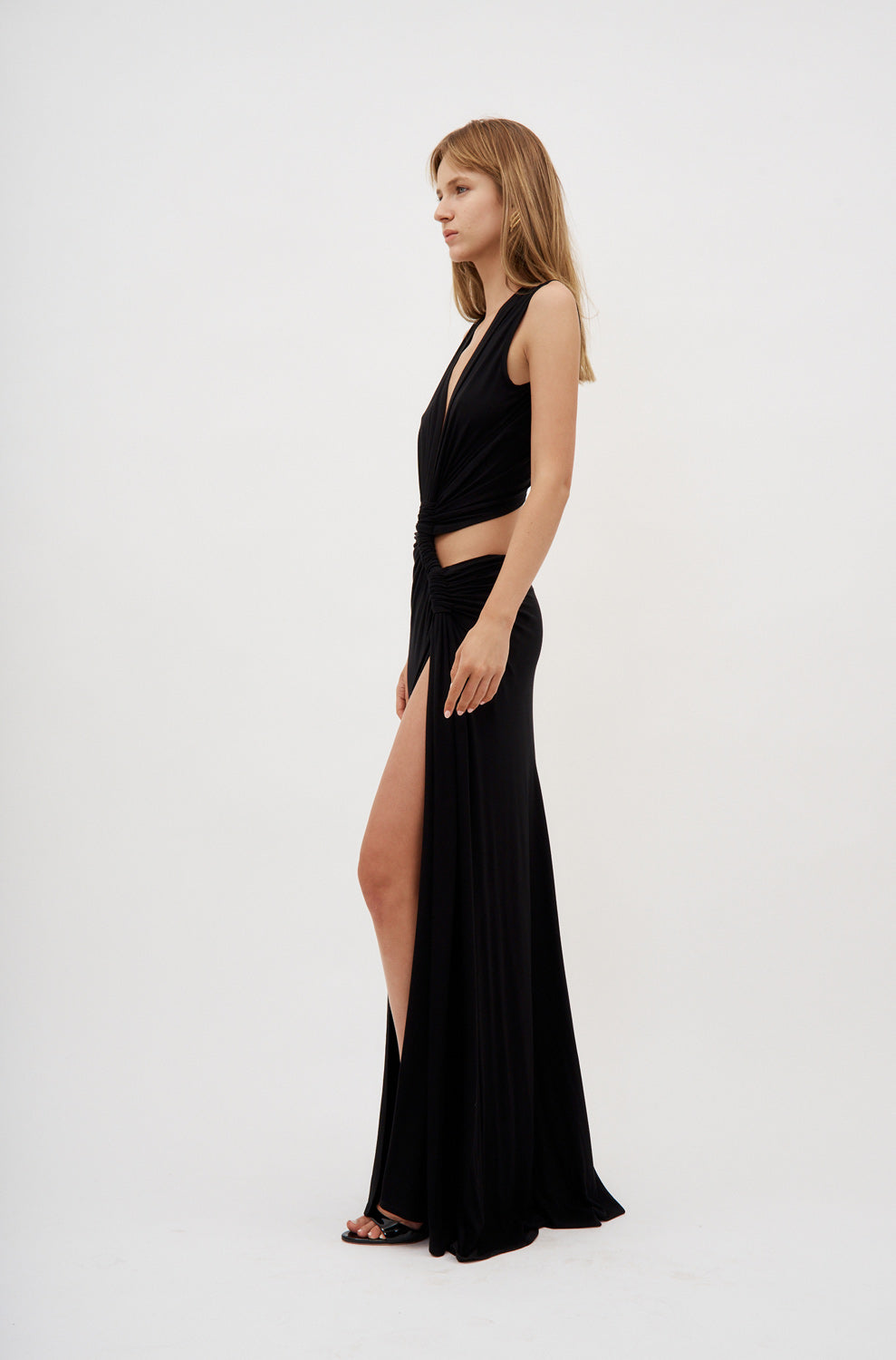 Triple Loop Black Dress - Désordre Boutique