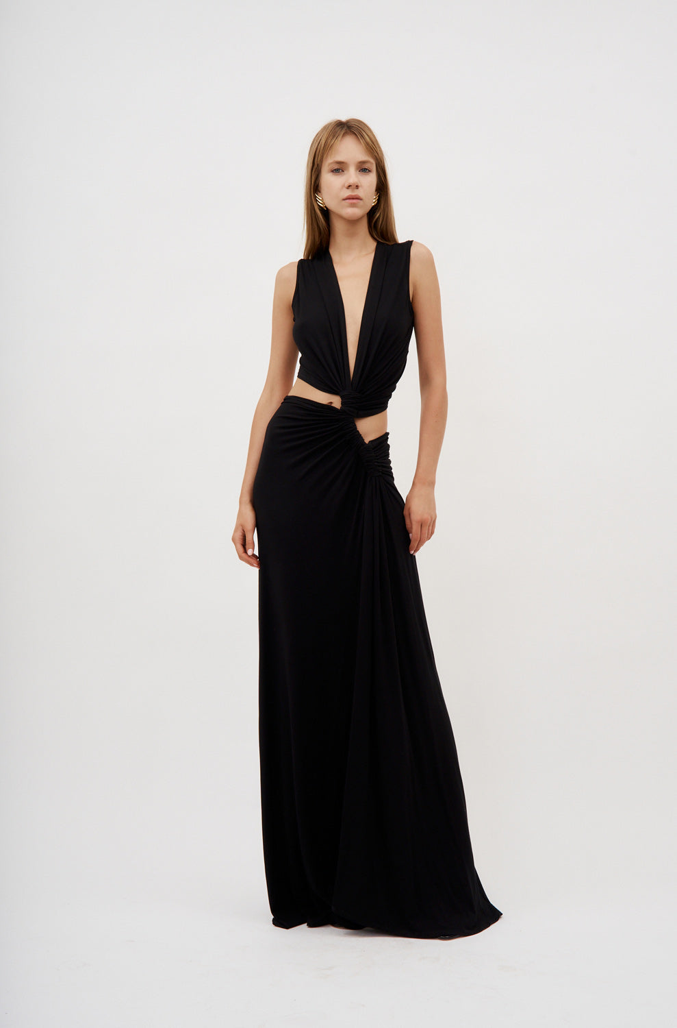 Triple Loop Black Dress - Désordre Boutique