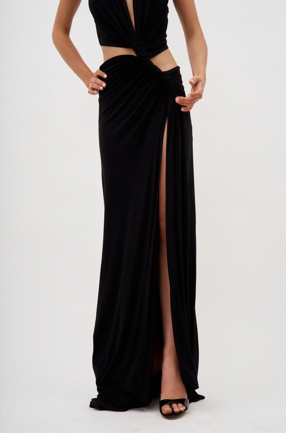 Triple Loop Black Dress - Désordre Boutique