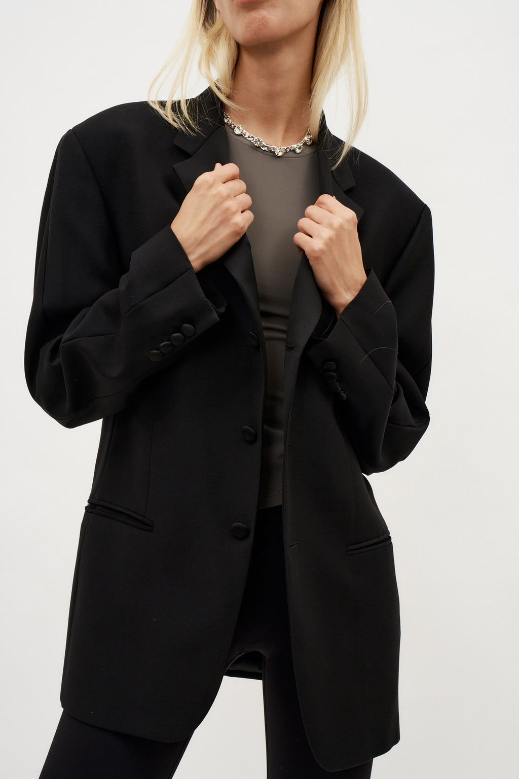 Tuxedo Blazer Black - Désordre Boutique