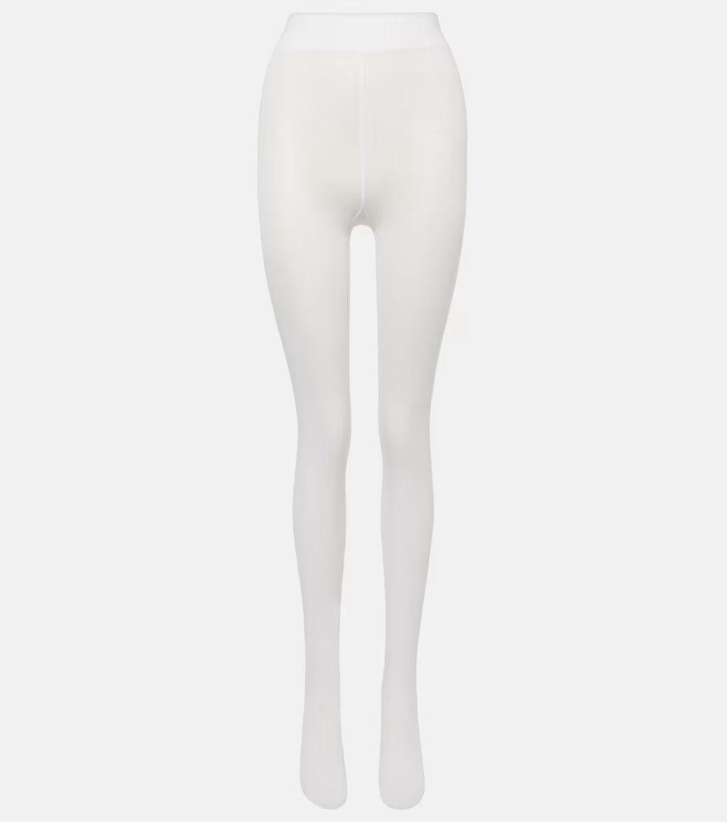 Velvet De Luxe 66 White Tights - Désordre Boutique