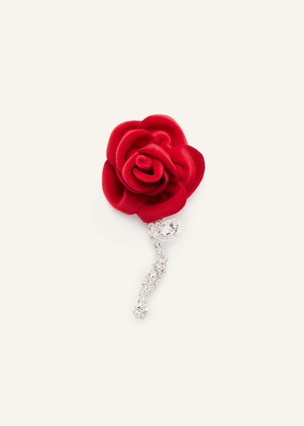 Velvet Rose Red Earring - Désordre Boutique