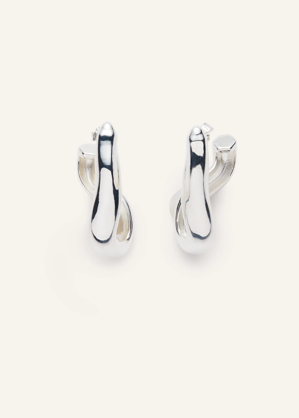 Wave Silver Earrings - Désordre Boutique