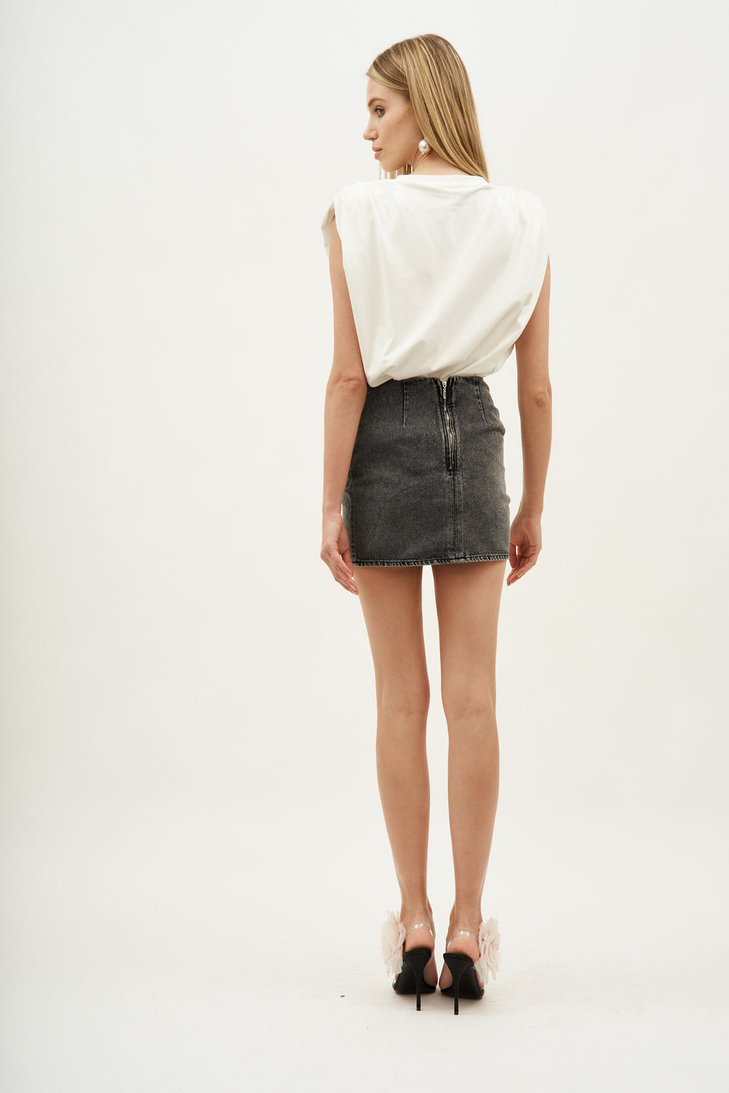 Wishaw Grey Skirt - Désordre Boutique