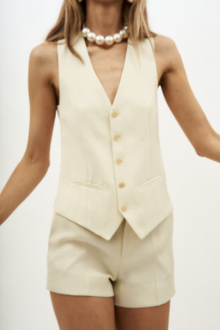 Wyck Ivory Waistcoat - Désordre Boutique