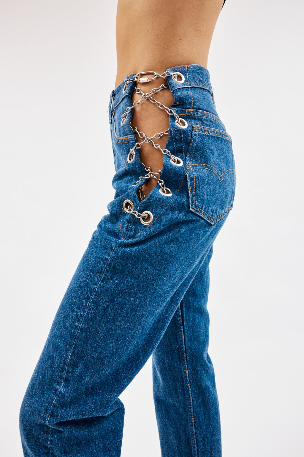 Vintage Chain Medium Wash Jean