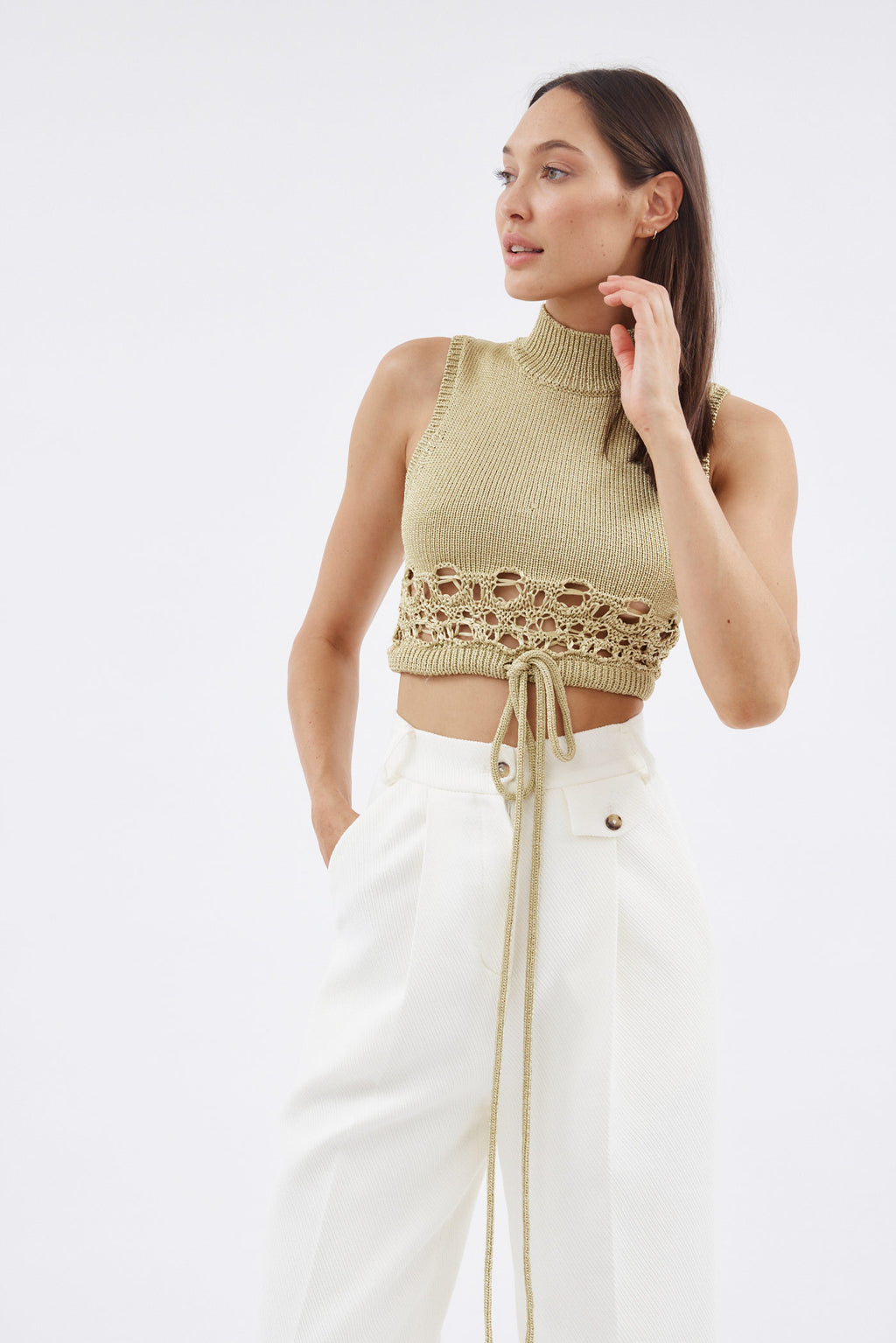 Jafr Ecru Pants