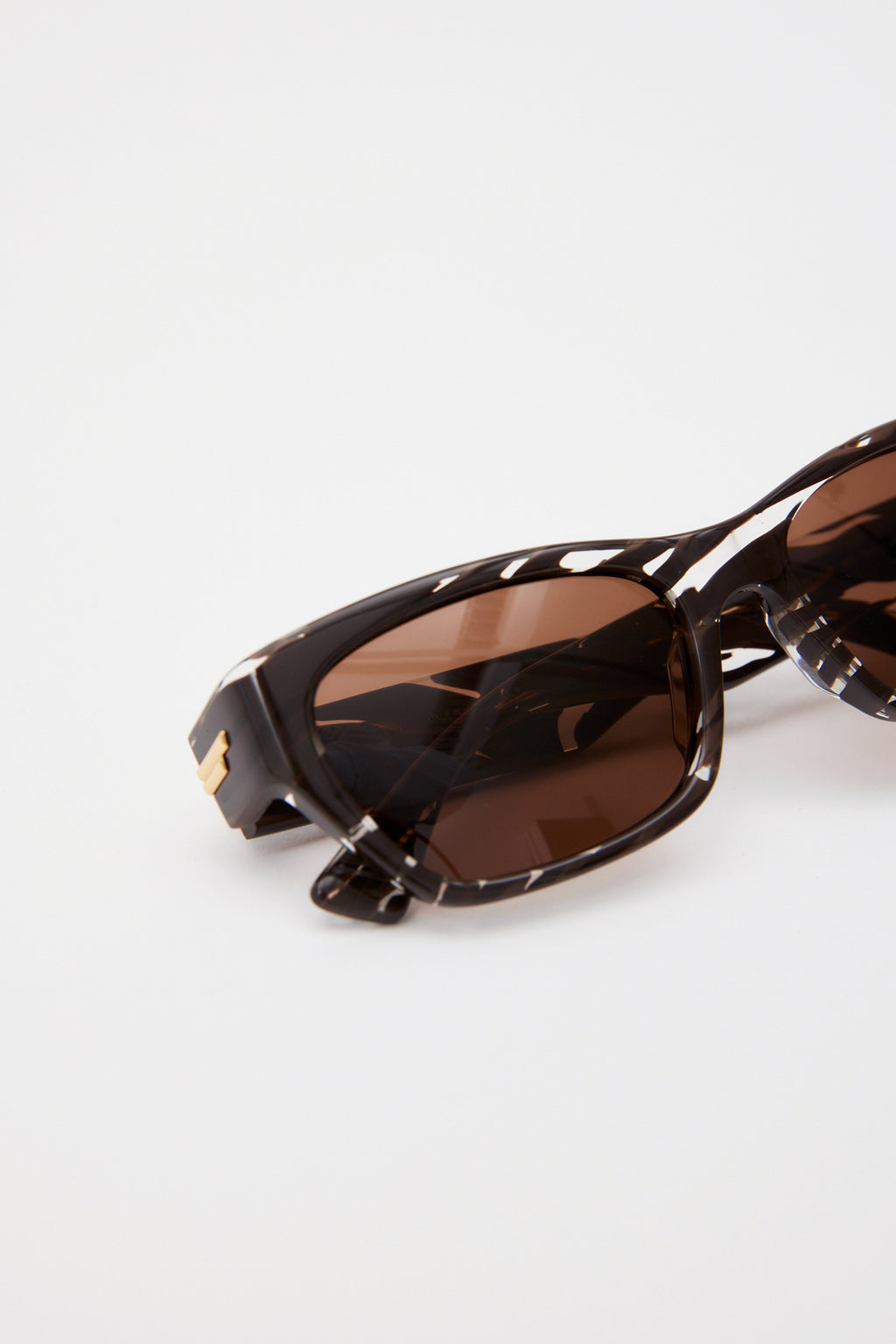 Cat Eye Brown Pattern Sunglasses