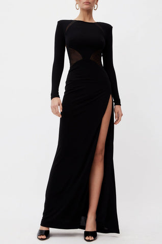 Vega Black Evening Dress