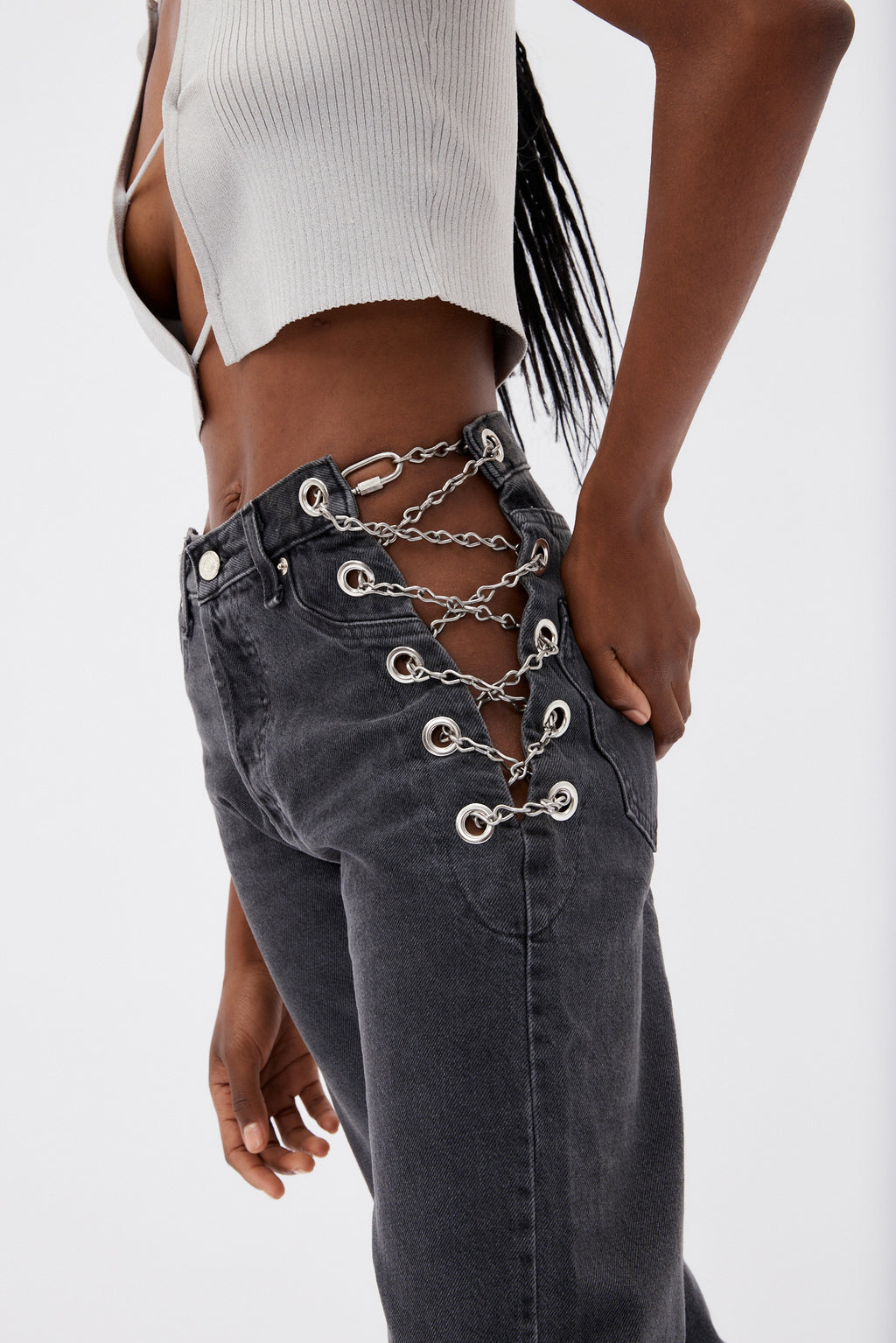 Chain Replica Grade School Jeans
