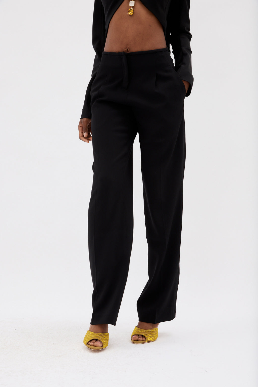 Dion Lee Low Rise Black Pocket Trouser – Désordre Boutique
