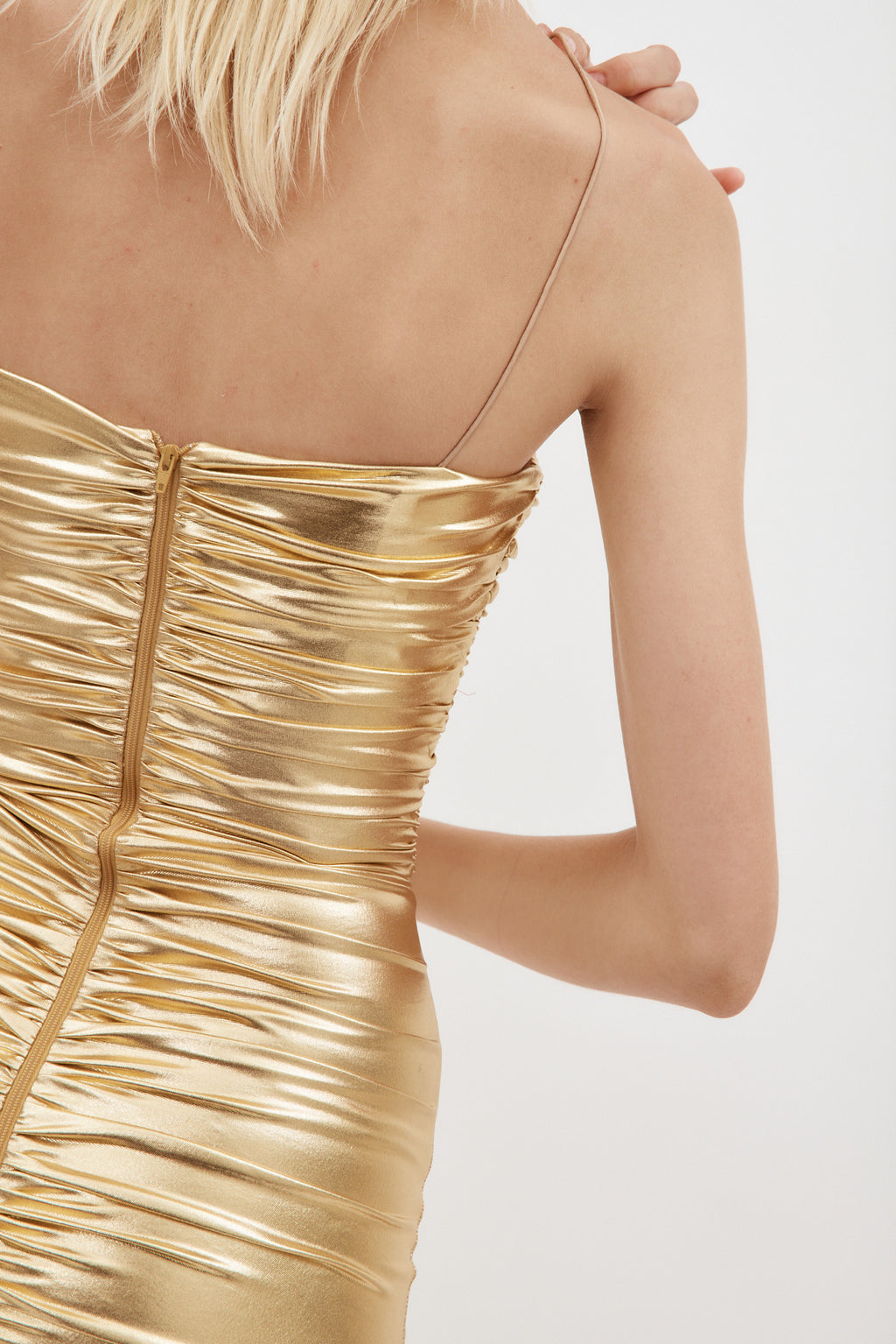 Corin Gold Mini Dress
