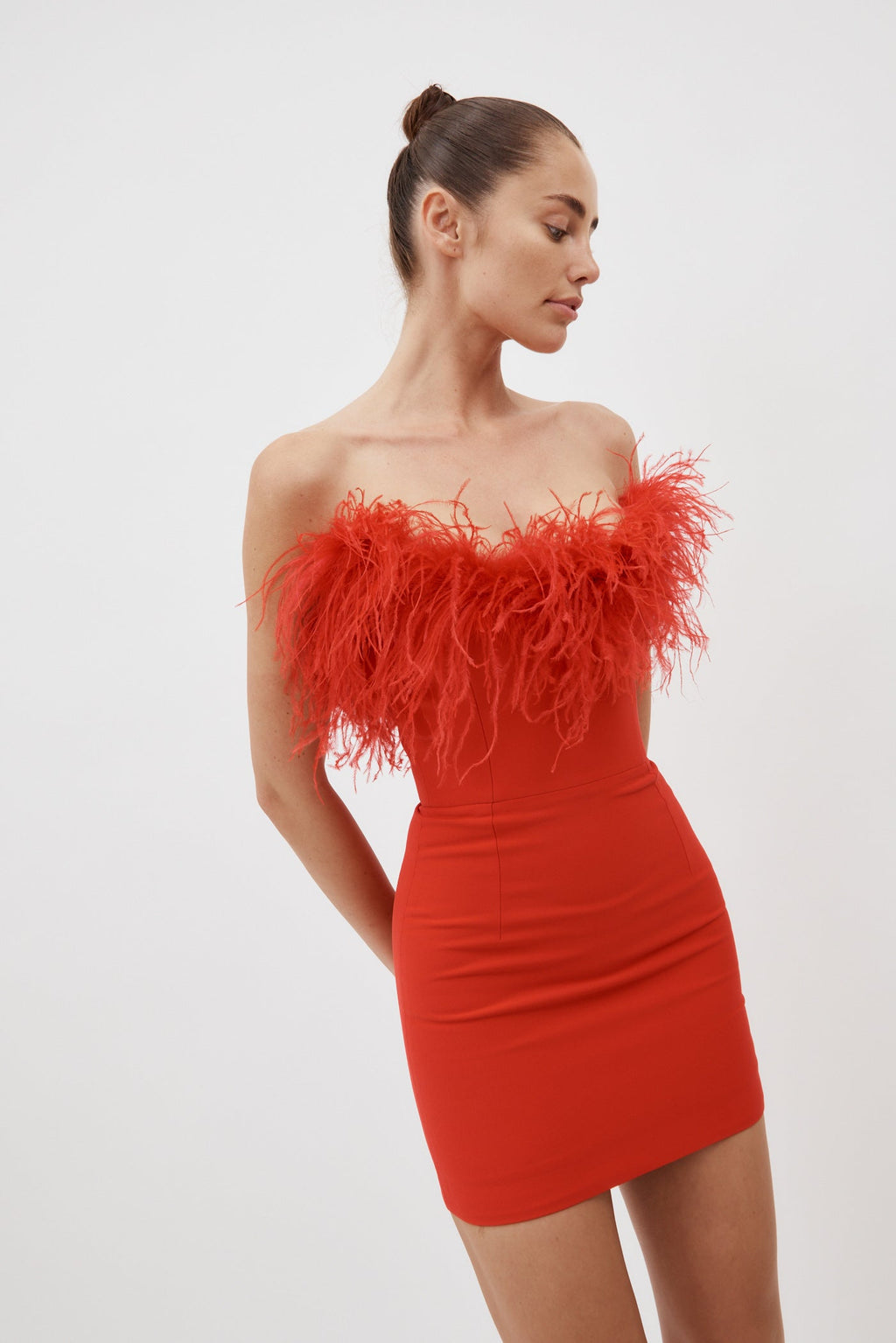 Cynthia Red Mini Dress