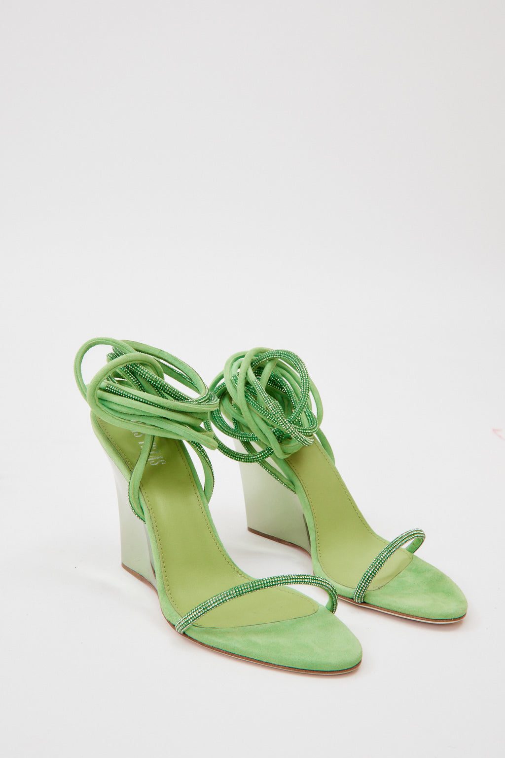 Willow Peridot Wedge Sandals