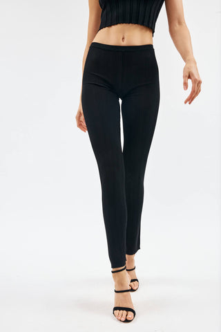 Amber Black Knit Pant - Désordre Boutique