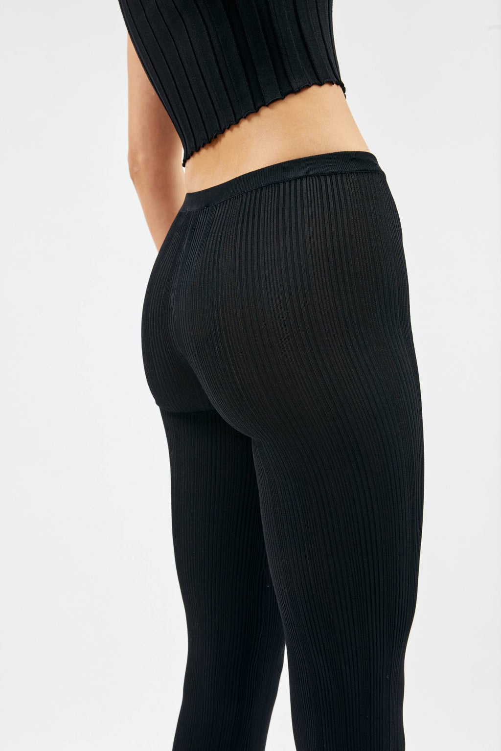 Amber Black Knit Pant - Désordre Boutique