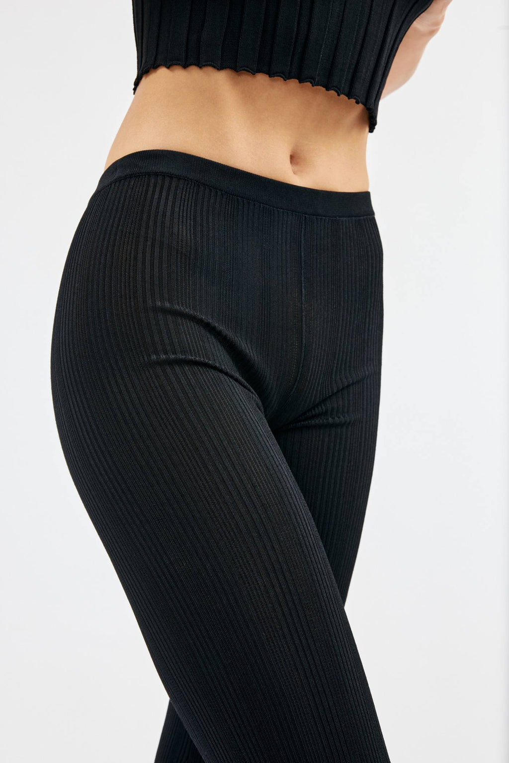 Amber Black Knit Pant - Désordre Boutique