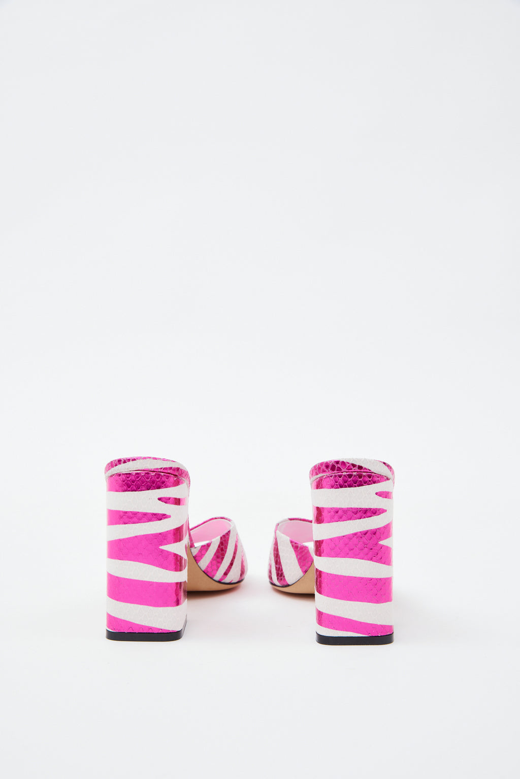 Anja Pink Zebra Mule - Désordre Boutique