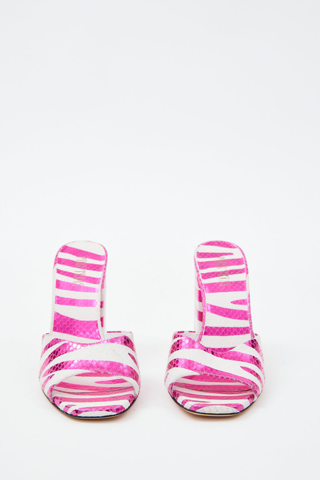 Anja Pink Zebra Mule - Désordre Boutique