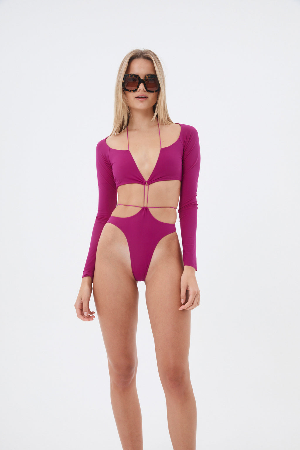 Asya Purple Pink Bodysuit - Désordre Boutique