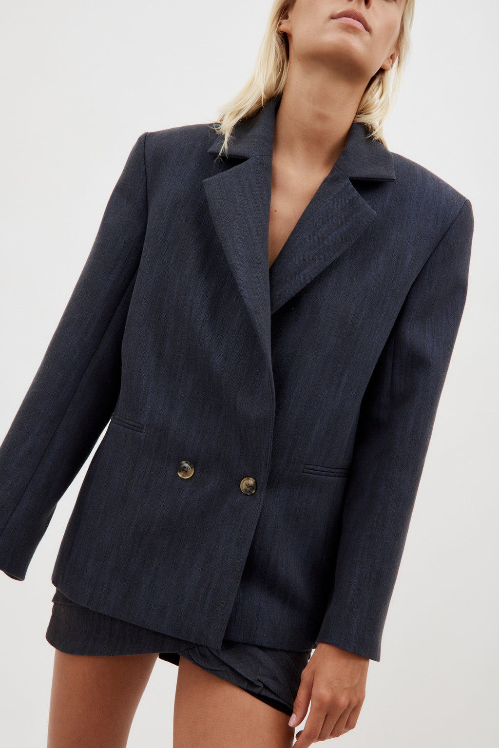 Bert Dark Blue Blazer - Désordre Boutique