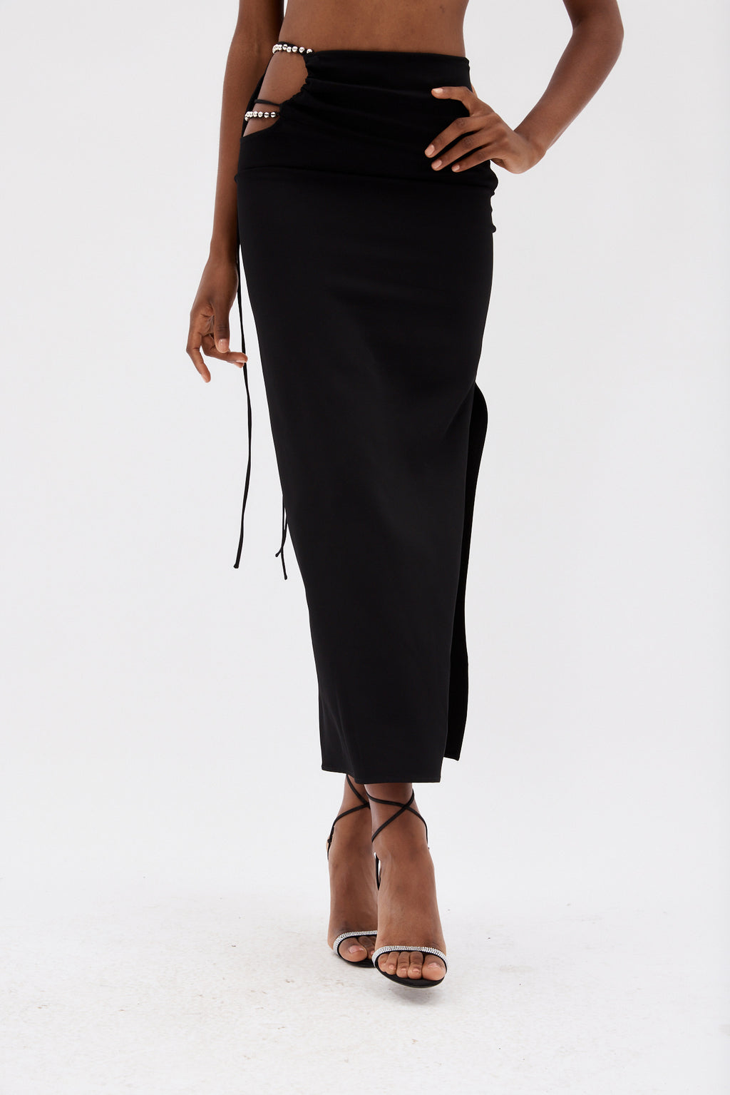 Bertoia Black Chrome Skirt - Désordre Boutique