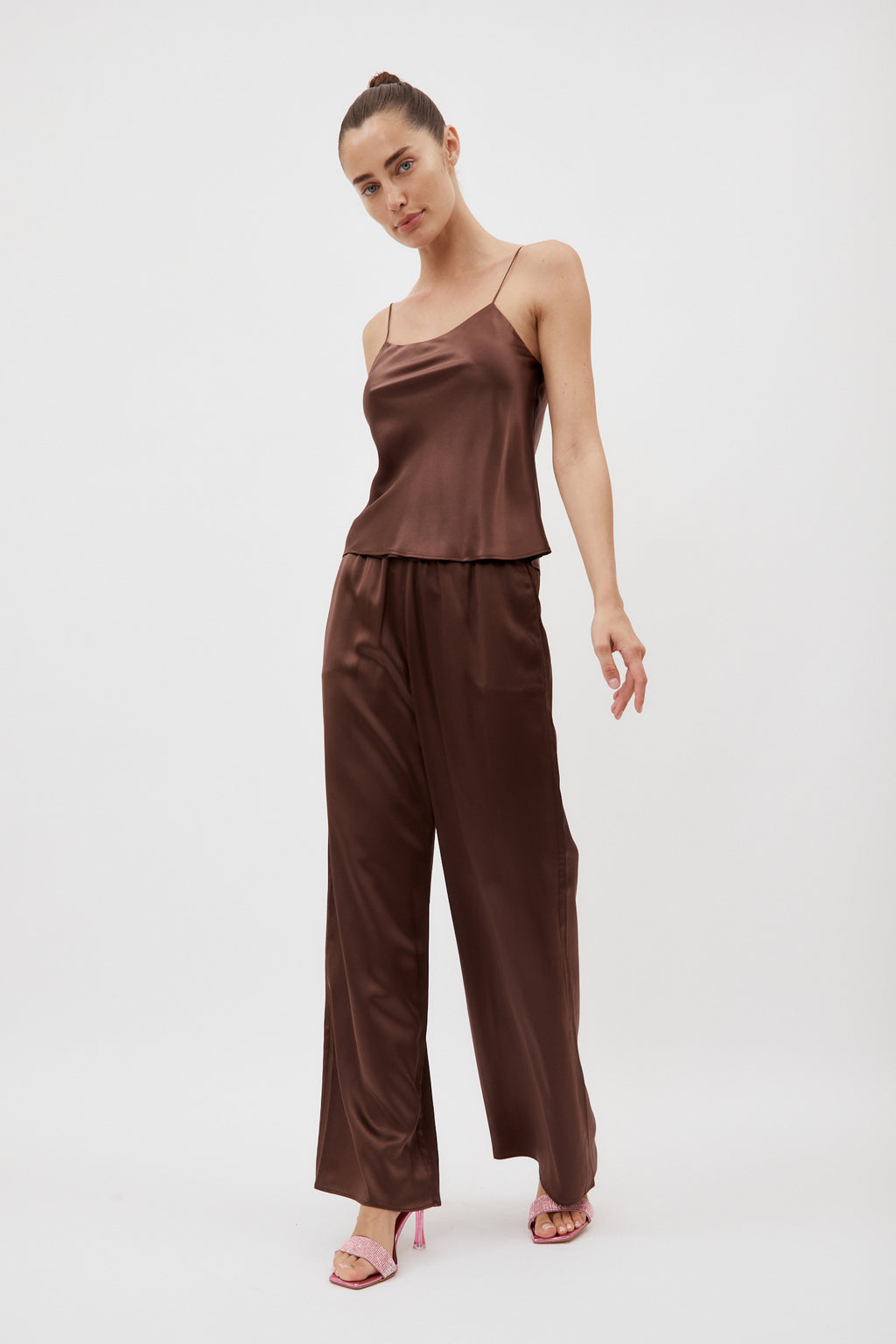 Bias Brown Camisole - Désordre Boutique