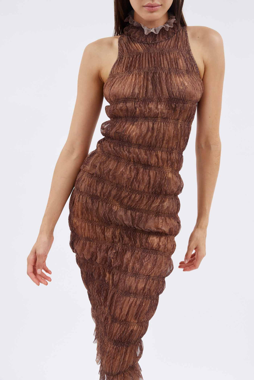 Body Brown Midi Dress - Désordre Boutique