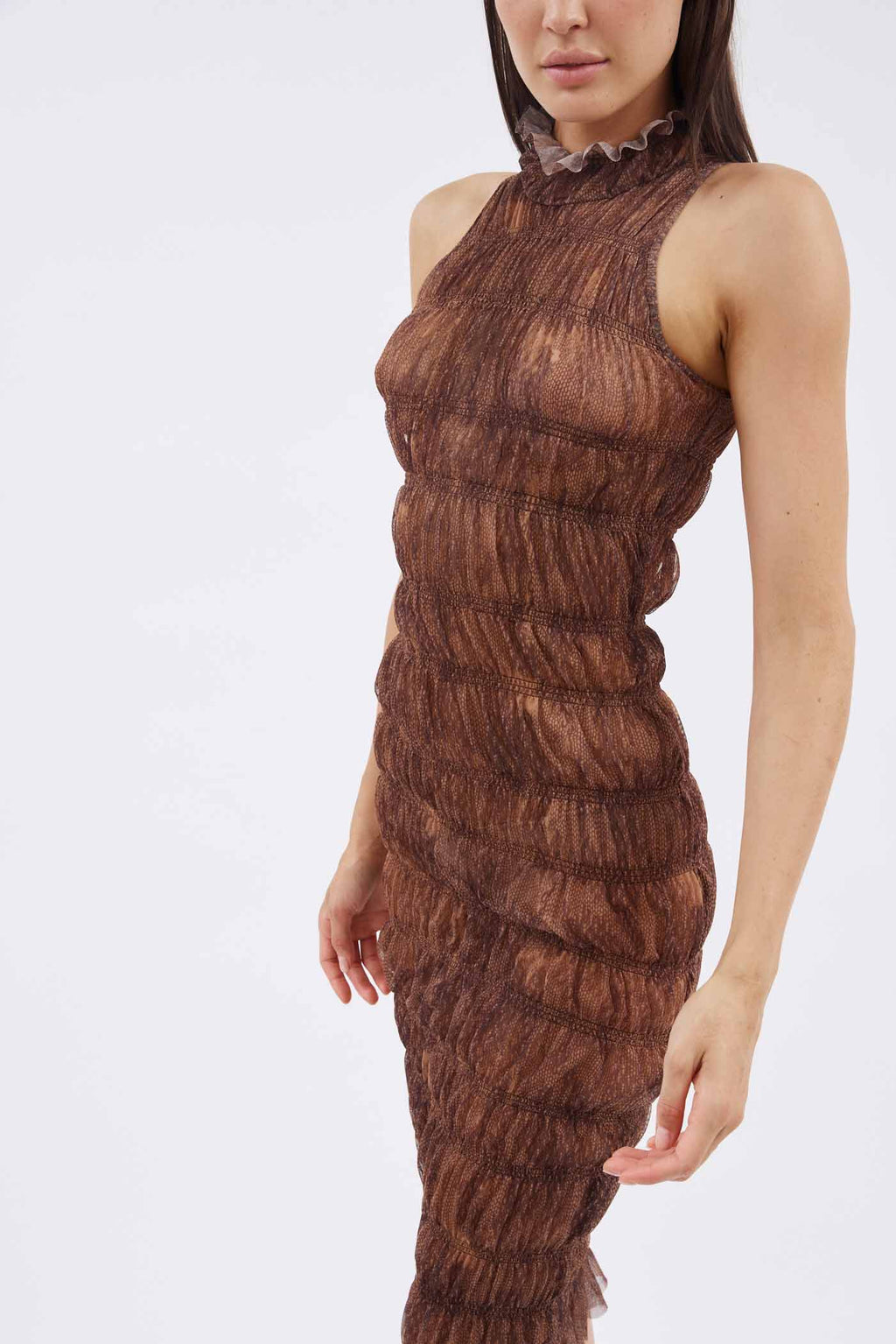 Body Brown Midi Dress - Désordre Boutique