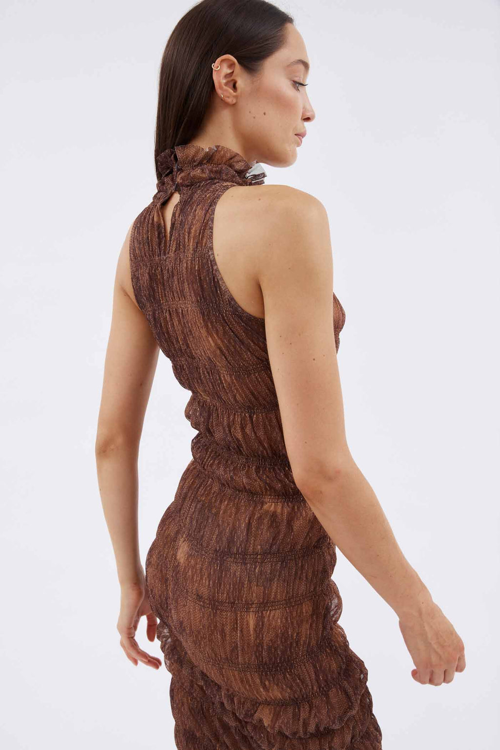 Body Brown Midi Dress - Désordre Boutique