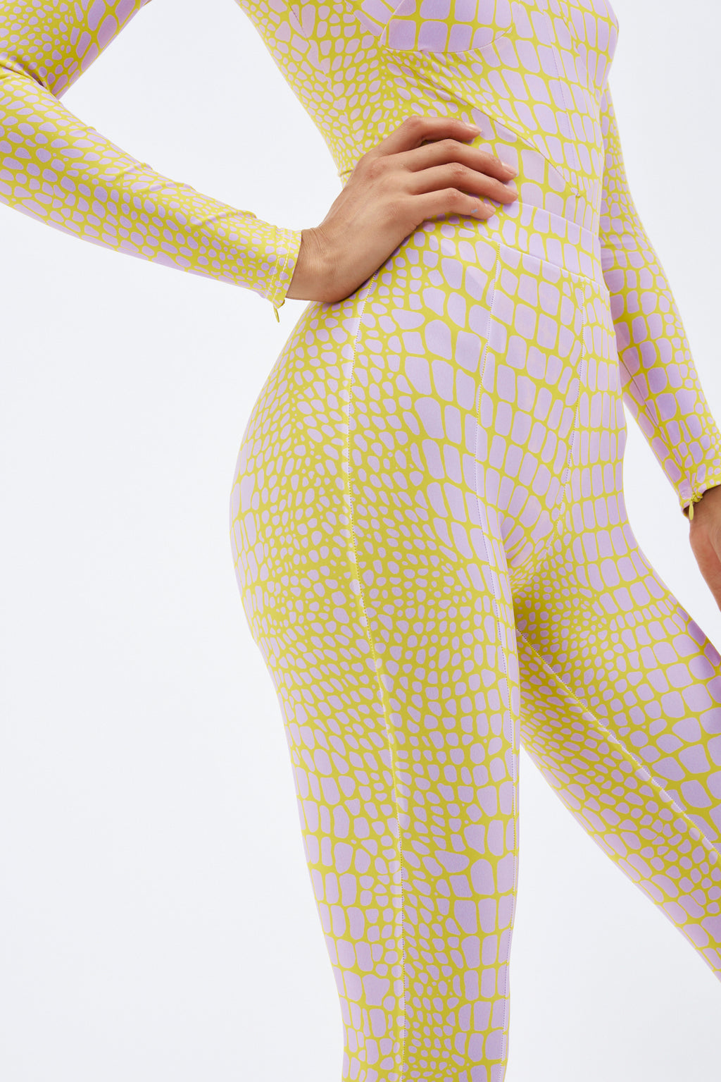 Carlin Yellow Lilac Leggings - Désordre Boutique