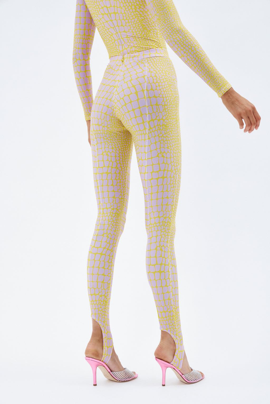 Carlin Yellow Lilac Leggings - Désordre Boutique